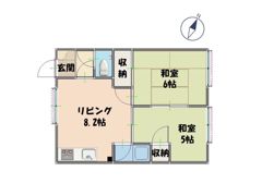 住吉ハイムの間取り画像