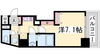 パシフィックレジデンス神戸八幡通の間取り画像