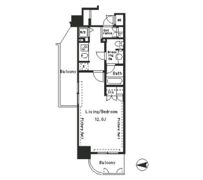 パークアクシス四谷ステージの間取り画像