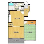 アヴェニール白羽Bの間取り画像