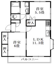 ビレッジ夢の間取り画像