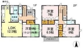 千種区丸山町貸家の間取り画像