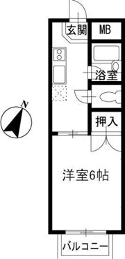 ジュネスドミールの間取り画像