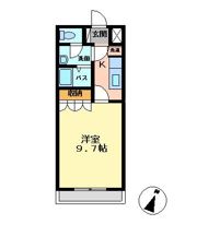 サニーサイド神立の間取り画像