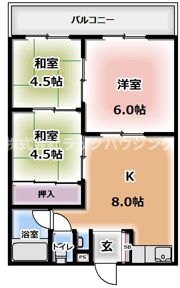 大日松原マンションの間取り画像