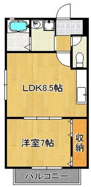 トレゾア湯川新町A棟の間取り画像