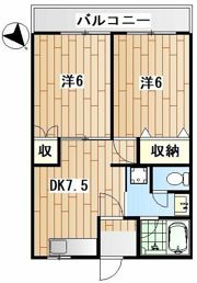 ニューライフときわの間取り画像