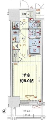 スワンズシティ神戸湊川の間取り画像