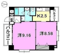 ウインドパレス歩行町の間取り画像