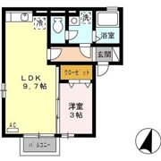 ラヴィアンローズ B棟の間取り画像