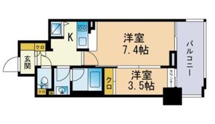 西新テングッドシティ サボイの間取り画像