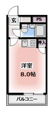 メビウス城北公園レジデンスの間取り画像