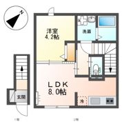 （仮称）吹田市新芦屋新築アパートの間取り画像