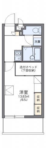 レオパレス仲西S＆Aiの間取り画像