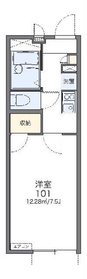 レオパレスマインリーベの間取り画像