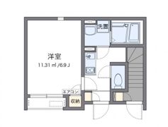 クレイノエルムポッケの間取り画像