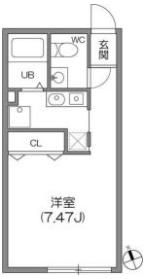 ZESTY神楽坂Ⅰの間取り画像