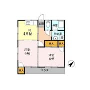 かつきハイツの間取り画像