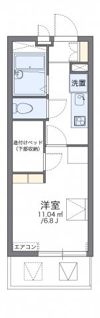 レオパレス八右衛門の間取り画像