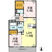 Rose Mansion(ﾛｰｽﾞﾏﾝｼｮﾝ）の間取り画像