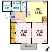 グリーンヴィレッジ C棟の間取り画像