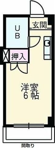 市川シティーハイムの間取り画像