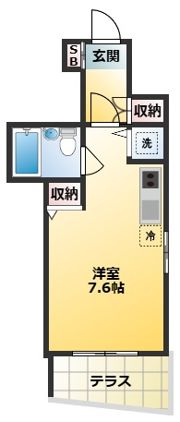 クラフト中井の間取り画像