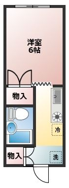 コーポ油田3号館の間取り画像