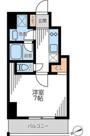 ザ・パーククロス門前仲町の間取り画像