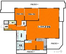ダイアパレス鶴見橋の間取り画像