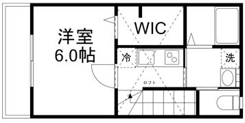 ラフィネ東小金井の間取り画像