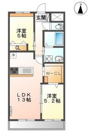 侑信輪Ⅲの間取り画像