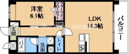 コンフォート上笠の間取り画像