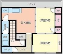 嘉山ビル 3階部分の間取り画像