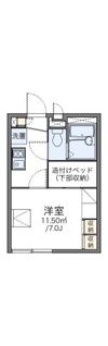 レオパレスメゾン ローリエの間取り画像