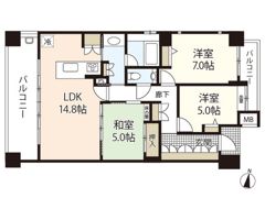 パークハウス紙屋町の間取り画像
