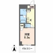 Gold Court楽々園の間取り画像