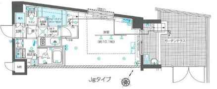 ZOOM目黒不動前の間取り画像