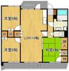 サンライフ小倉原町 505号室の間取り画像