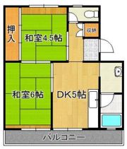 ビレッジハウス苅田2号棟の間取り画像