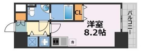 ベルエ難波西の間取り画像