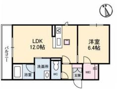 ジェンクオーレ サウスの間取り画像