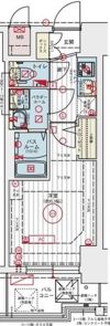 エステムコート新大阪XVIIベイスの間取り画像