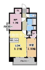 グランステディ城東中央の間取り画像