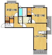 エンジョイスペース鷹の巣の間取り画像