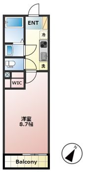 フォレスト西所沢の間取り画像