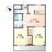 タイムスクエアの間取り画像