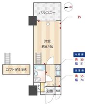 メインステージ武蔵関の間取り画像