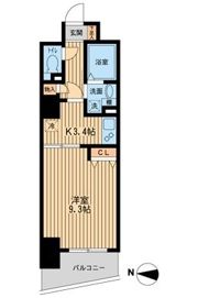 エクセリア池袋WESTⅡの間取り画像