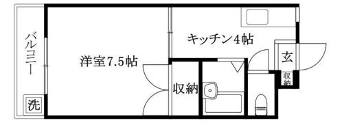 リバーサイド中村の間取り画像